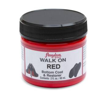 ANGELUS Walk on Red 2oz - Czerwony barwnik z dodatkiem utwardzającym do spodów (kolor jak w szpilkach Christian Louboutin)